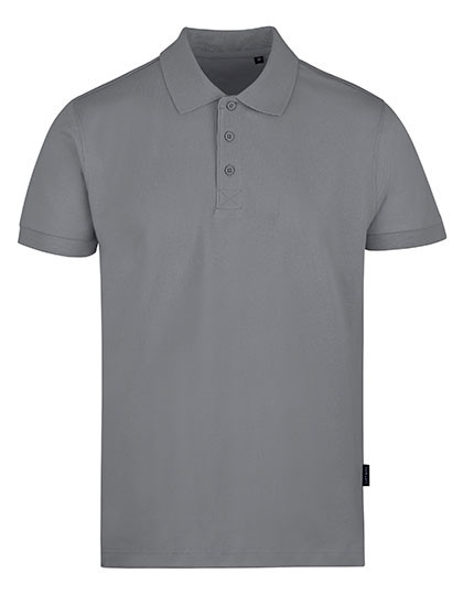 HRM Men´s Heavy Stretch Polo Stone