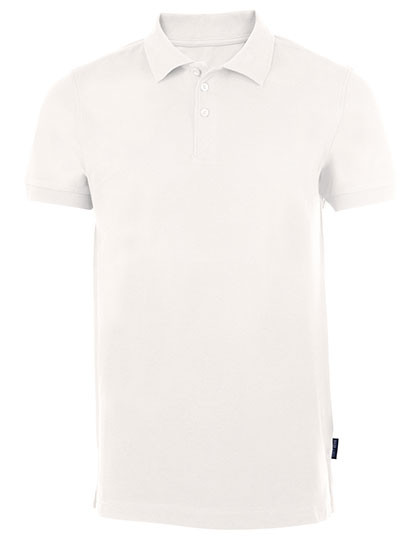 HRM Men´s Heavy Stretch Polo White