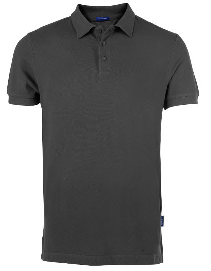 HRM Men´s Luxury Polo Dark Grey