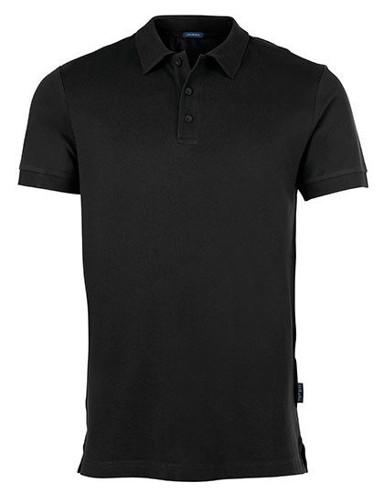 HRM Men´s Luxury Stretch Polo Black