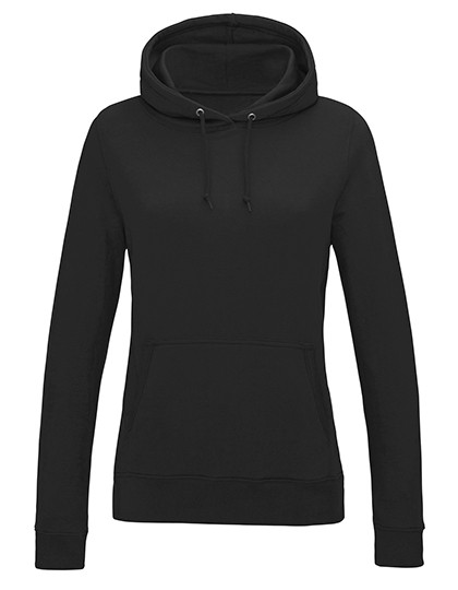 Just Hoods Women´s College Hoodie Black Smoke