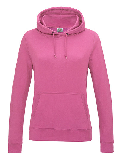 Just Hoods Women´s College Hoodie Candyfloss Pink