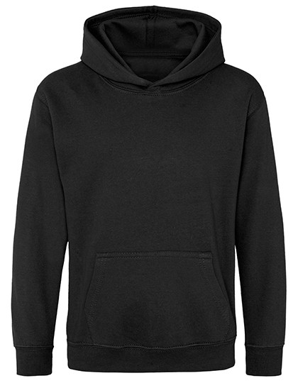Just Hoods Kids´ Hoodie Black Smoke