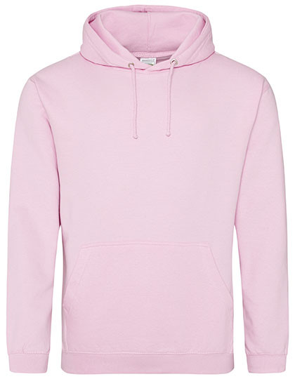 Just Hoods College Hoodie Baby Pink