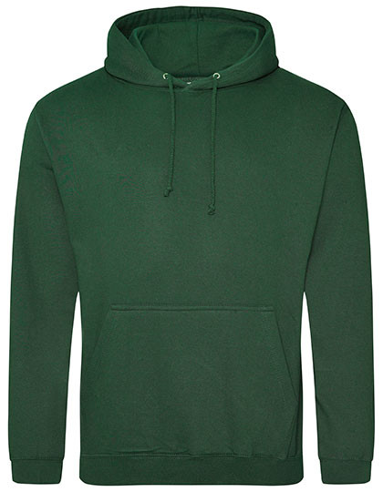 Just Hoods College Hoodie Bottle Green