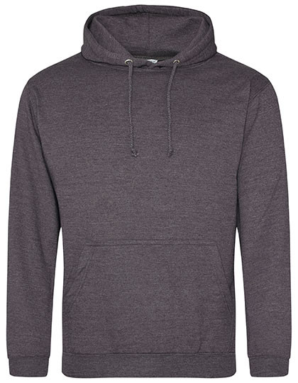 Just Hoods College Hoodie Charcoal (Heather)