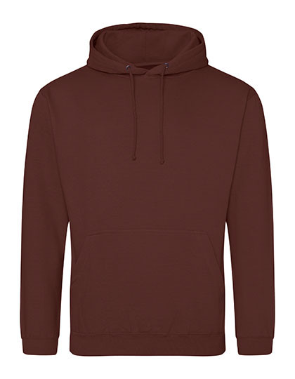Just Hoods College Hoodie Chocolate Fudge Brownie