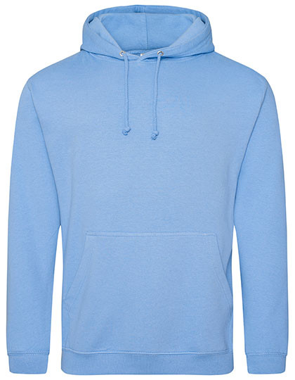 Just Hoods College Hoodie Cornflower Blue