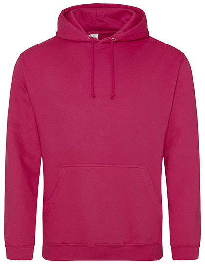 Just Hoods College Hoodie Cranberry