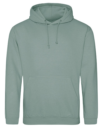 Just Hoods College Hoodie Dusty Green