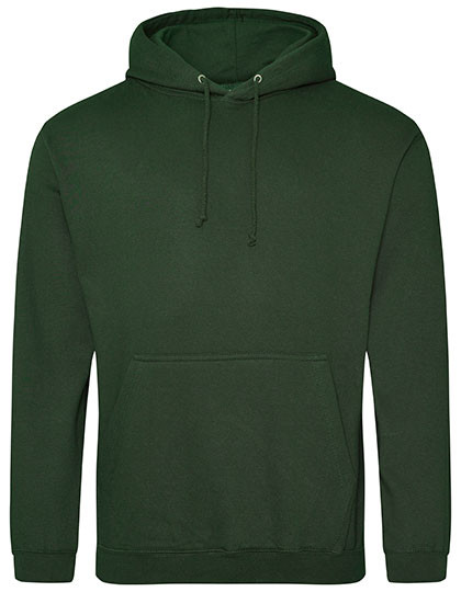 Just Hoods College Hoodie Forest Green