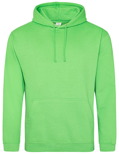 Just Hoods College Hoodie Lime Green