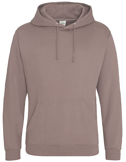 Just Hoods College Hoodie Mocha Brown