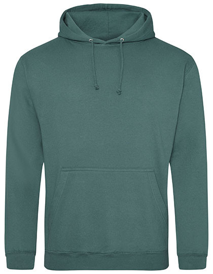Just Hoods College Hoodie Moss Green