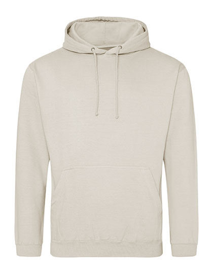 Just Hoods College Hoodie Natural Stone