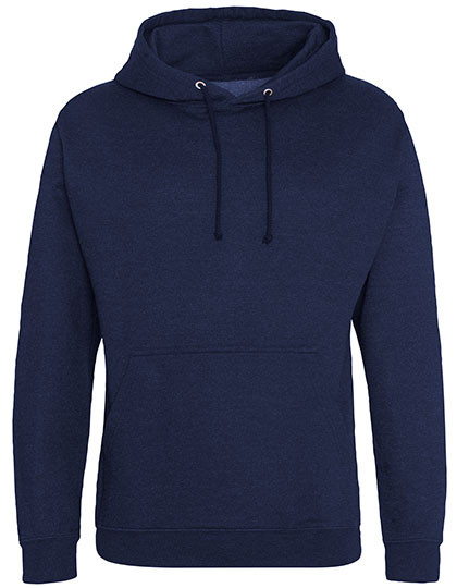 Just Hoods College Hoodie Navy Smoke