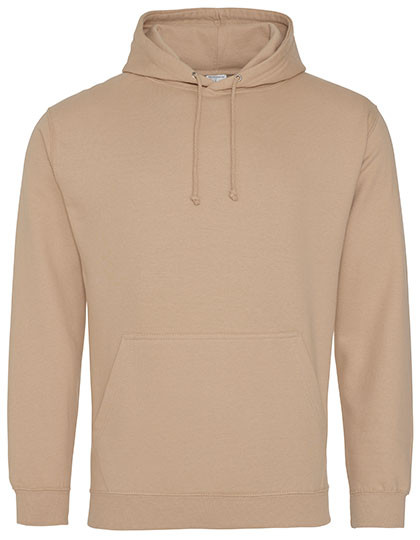 Just Hoods College Hoodie Nude