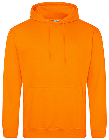 Just Hoods College Hoodie Orange Crush