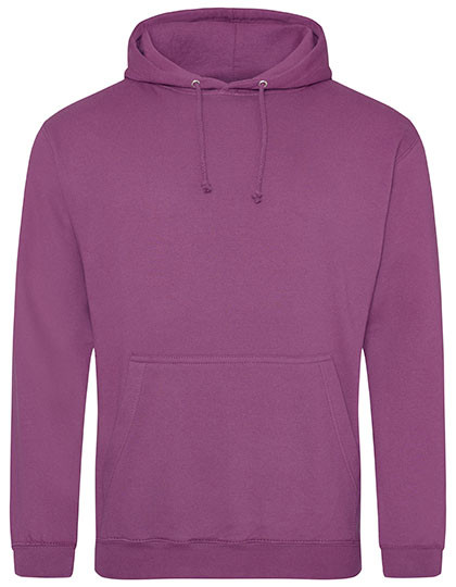 Just Hoods College Hoodie Pinky Purple