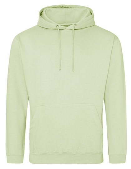 Just Hoods College Hoodie Pistachio Green