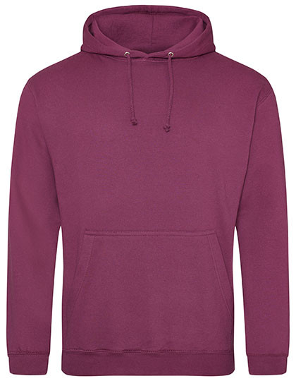Just Hoods College Hoodie Plum