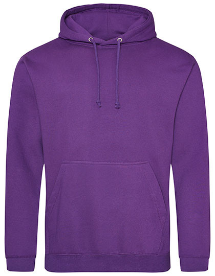 Just Hoods College Hoodie Purple