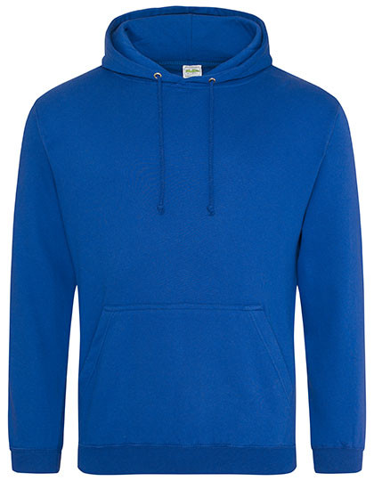 Just Hoods College Hoodie Royal Blue