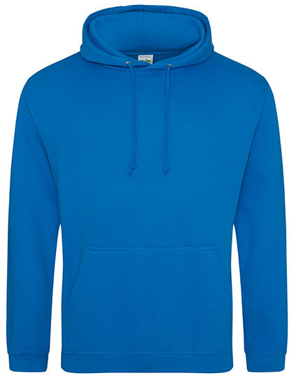 Just Hoods College Hoodie Sapphire Blue