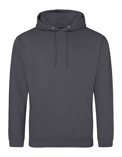 Just Hoods College Hoodie Shark Grey