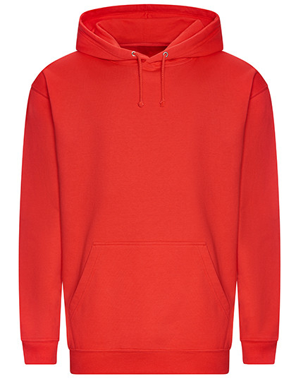 Just Hoods College Hoodie Soft Red