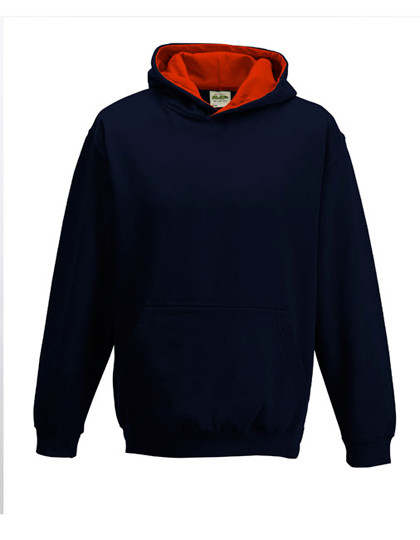 Just Hoods Kids´ Varsity Hoodie New French Navy