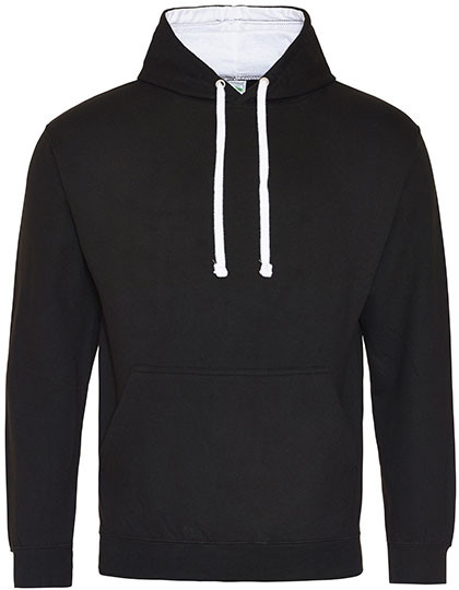 Just Hoods Varsity Hoodie Jet Black