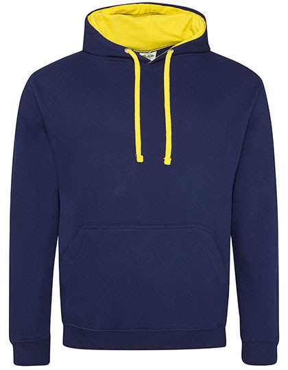 Just Hoods Varsity Hoodie Oxford Navy
