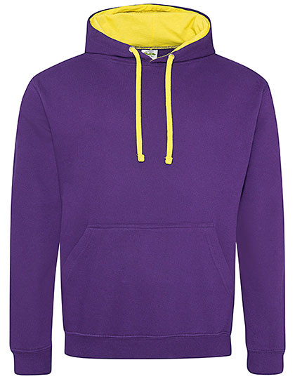 Just Hoods Varsity Hoodie Purple