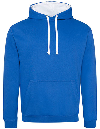 Just Hoods Varsity Hoodie Royal Blue