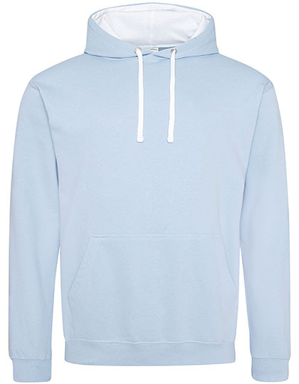 Just Hoods Varsity Hoodie Sky Blue