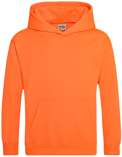 Just Hoods Kids´ Electric Hoodie Electric Orange