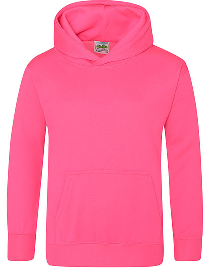 Just Hoods Kids´ Electric Hoodie Electric Pink