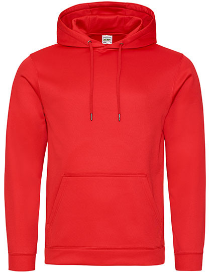 Just Hoods Sports Polyester Hoodie Fire Red