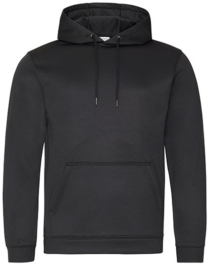 Just Hoods Sports Polyester Hoodie Jet Black