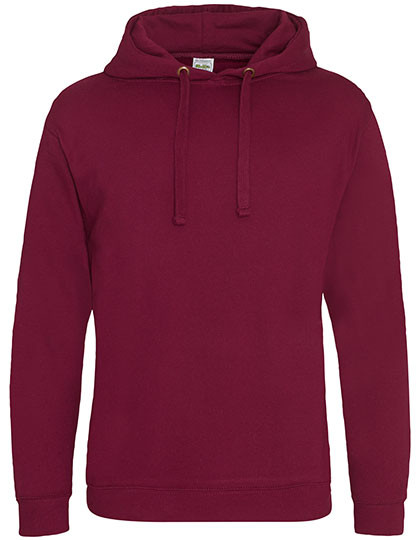 Just Hoods Epic Print Hoodie Burgundy
