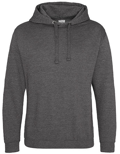 Just Hoods Epic Print Hoodie Charcoal (Heather)