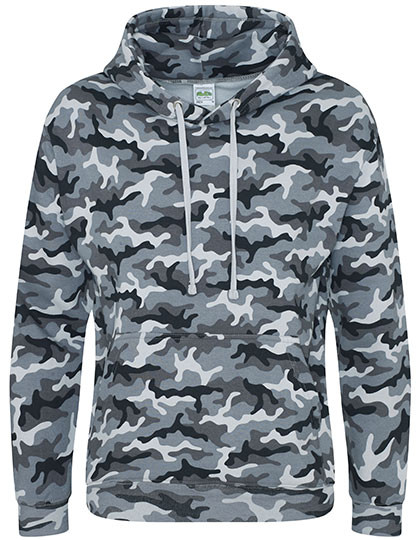 Just Hoods Camo Hoodie Grey Camo