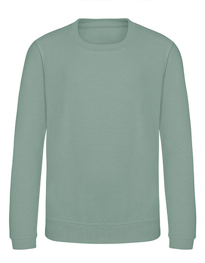 Just Hoods Kids´ AWDis Sweat Dusty Green