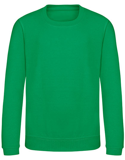 Just Hoods Kids´ AWDis Sweat Kelly Green