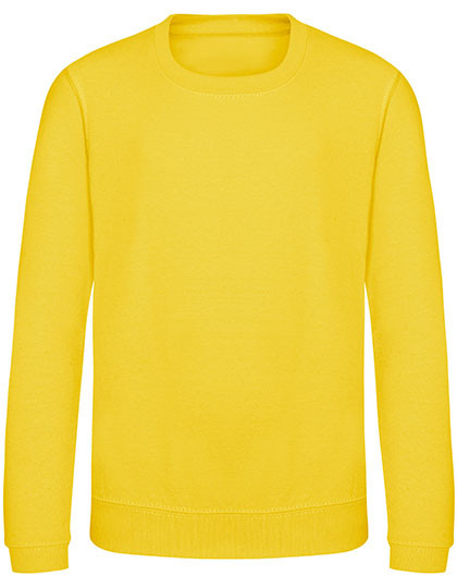 Just Hoods Kids´ AWDis Sweat Sun Yellow