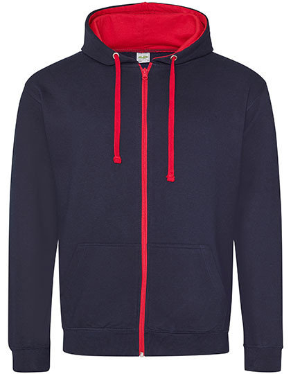 Just Hoods Varsity Zoodie New French Navy