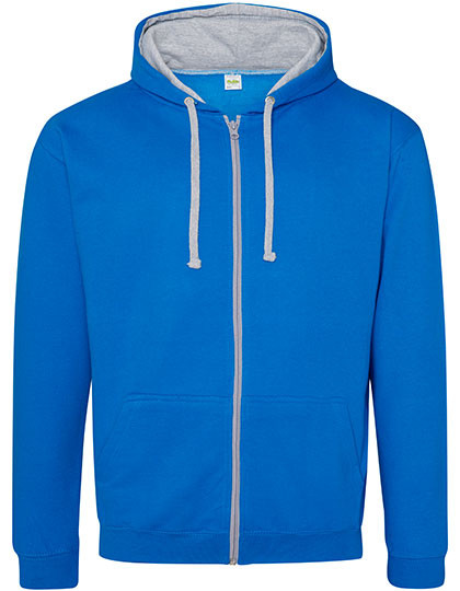 Just Hoods Varsity Zoodie Sapphire Blue