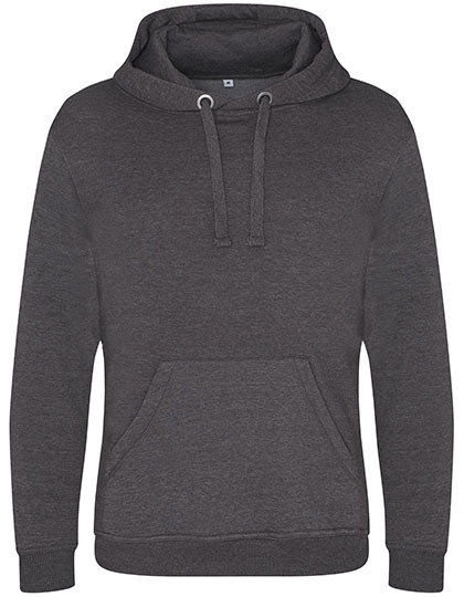 Just Hoods Graduate Heavyweight Hoodie Charcoal (Heather)