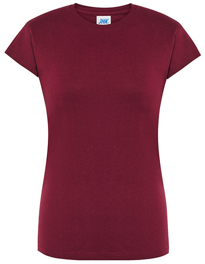 JHK Ladies´ Regular Comfort T-Shirt Burgundy